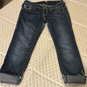 Vigoss Women's Blue Jeans size 3/4❤️